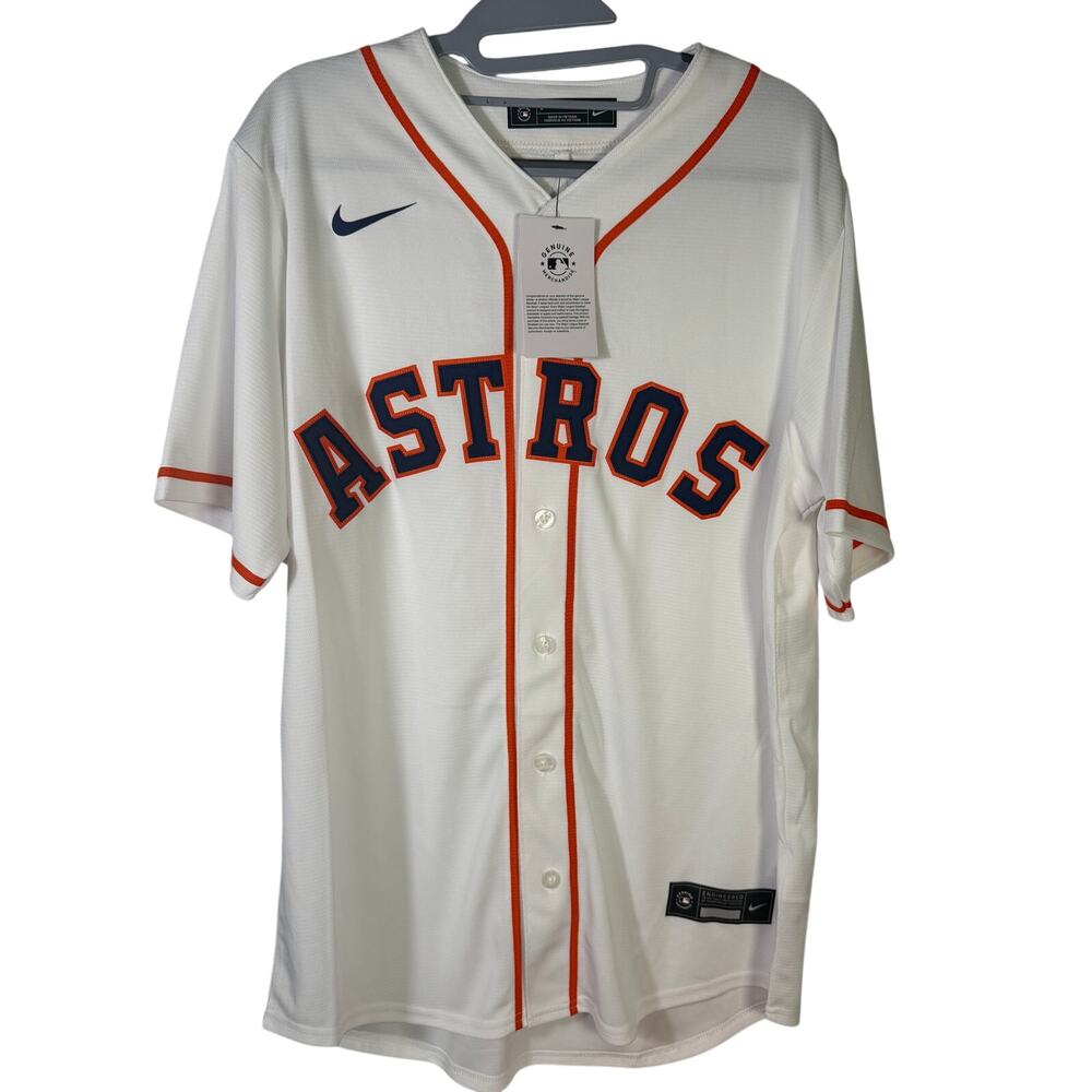Nike Houston Astros Jeremy Peña #3 Home Replica Jersey Men's Medium White NWT